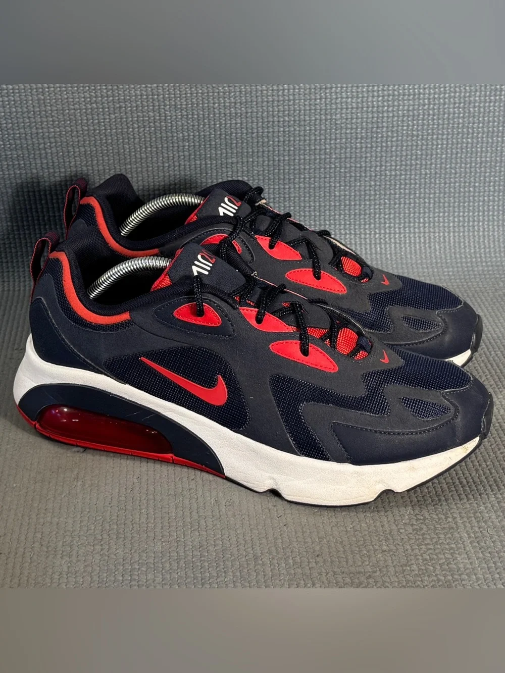 Nike Air Max 200 'Obsidian University Red' Shoes AQ2568-402 Men’s Size‎ 11.5